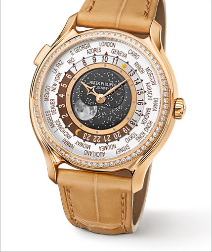 Patek Philippe 7175R-001 World Time Moon Rose Gold Ladies watches